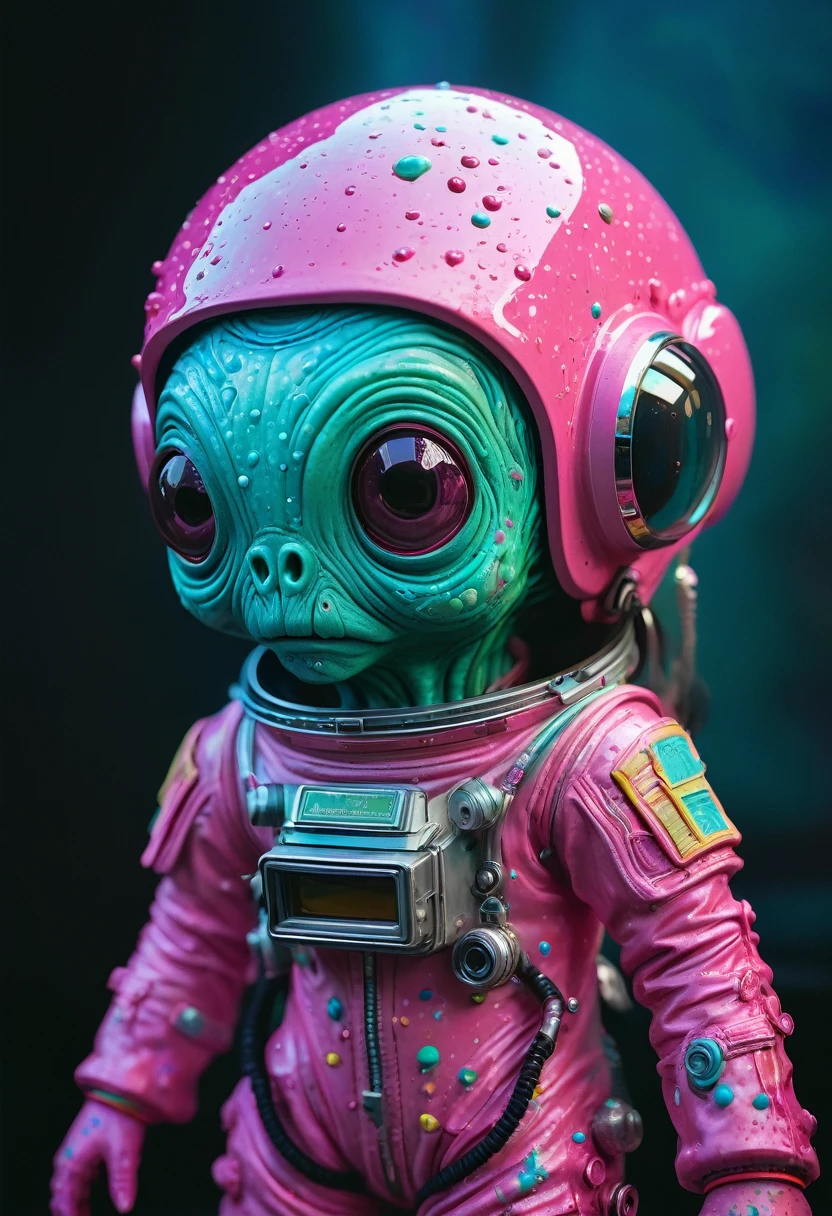 8K, ARTISTIC photogrAphy, best quAlity, mAsterpiece: 1.2), A (potrAit:1.2) Don Bluth Style ASTRONAUT Cthulhu pink Toon Doll, full body RAW candid cinema, cyan hair, 16mm, color graded portra 400 film, remarkable color, ultra realistic, sad admosphere, dark lighting, oppressive atmosphere, depressive colors, kodak portra 400, photograph,r, Natural Light, Pinhead lighgts, blur reflection, Brush Strokes, Smooth, abstract, Splatter, Oil On Canvas, rainbow colors, fractal isometrics details bioluminescens : a stunning realistic photograph of wet bone structure, 3d render, octane render, intricately detailed, titanium decorative headdress, cinematic, trending on artstation | Isometric | Centered