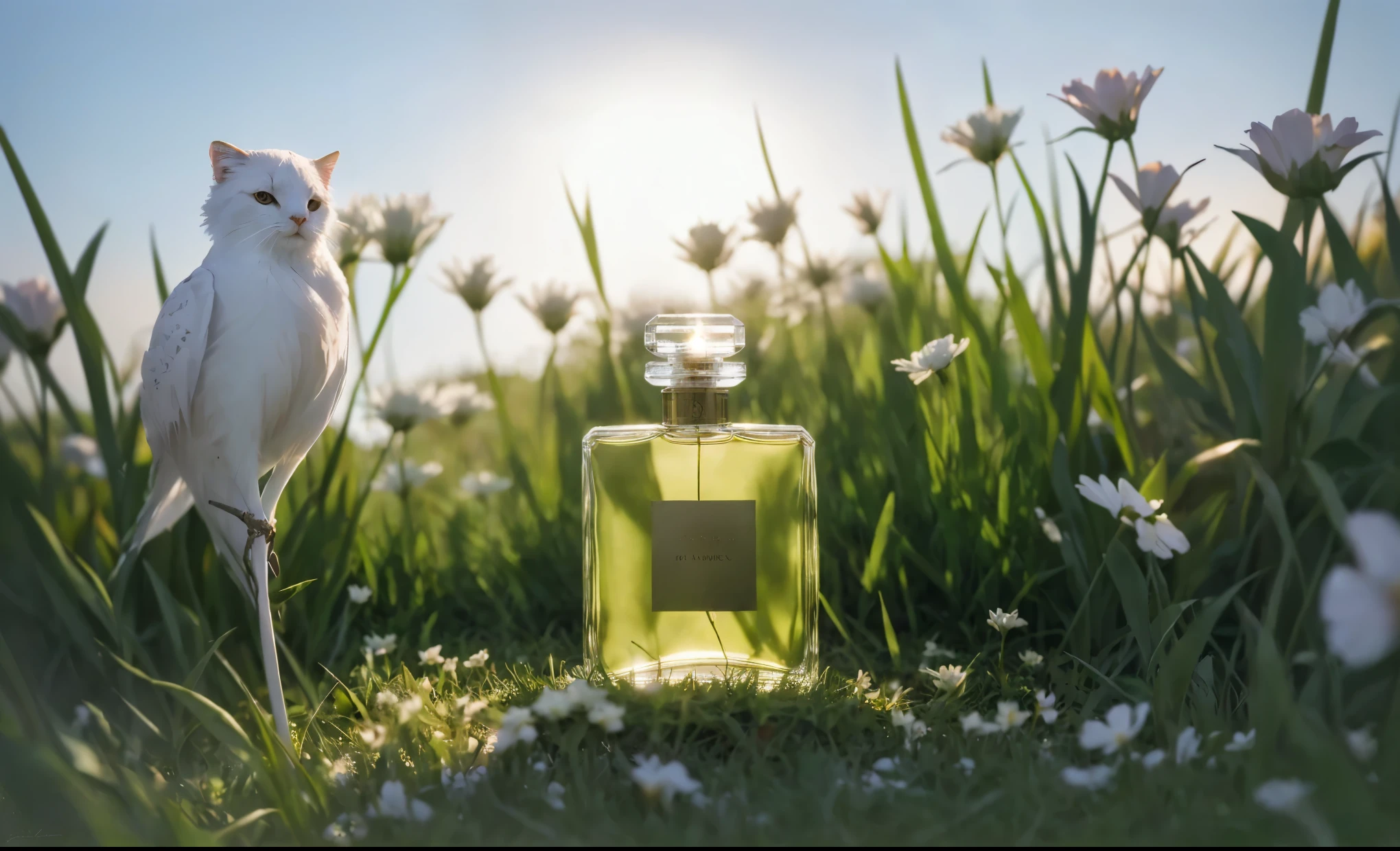 beautiful sunlight, serene atmosphere, refreshing breeze, nature's harmony, peaceful escape, delicate petals, vibrant colors, soft textures, intricate details, tranquil setting, immersive experience, enchanting beauty