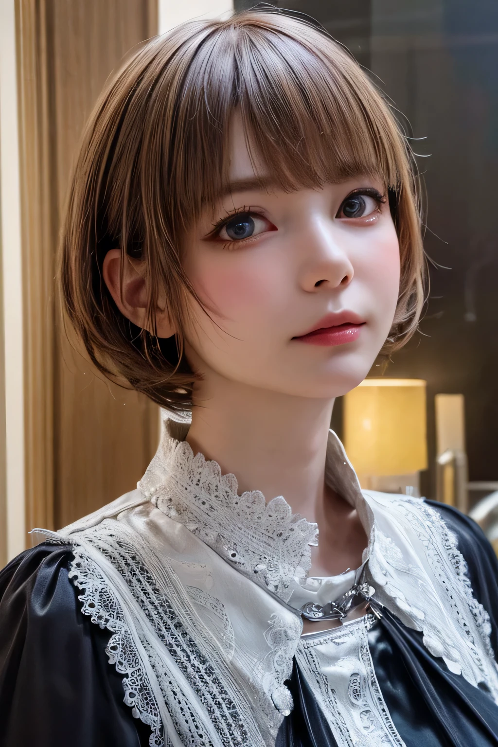 (NSFW:-1.5), (masterpiece:1.3), (8k, photorealistic, RAW photo, best quality: 1.4),
cinematic lighting,
(1boy), beautiful face, (realistic face),
beautiful hairstyle, (short hair :1.5),
realistic eyes, beautiful detailed eyes,
(realistic skin), beautiful skin,
(blouse),
absurdres, attractive,
ultra high res, ultra realistic, highly detailed,
golden ratio, 1girl,