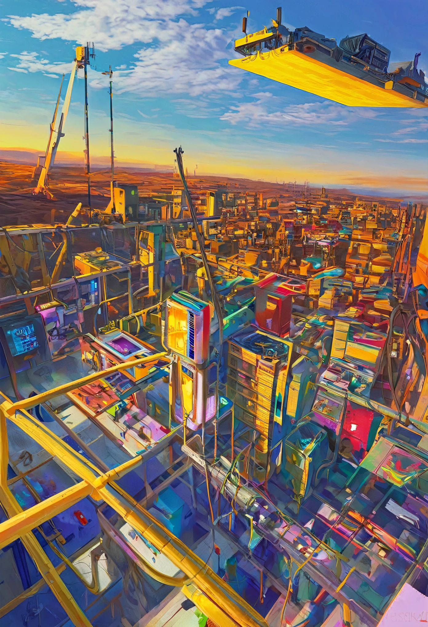 Fraction_9, Fraction_8_up, Fraction_7_up, ((First-person perspective)), Landscape photos, TRON, Heaven, rise, 神Light, Light, Kaneko, Sky, advertise, Underwater, alien, rich and colorful, ((Zzislaw Beksinski)),translucent,transparent,Riel Mech, Mechanical Parts, cable, electric wire, mechanical, joint, Tights