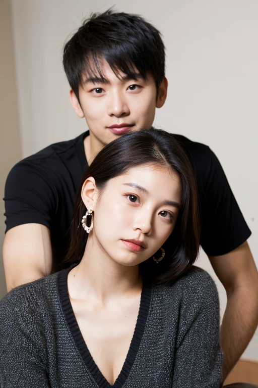 ((highest quality)), ((masterpiece)), (detailed), Perfect Face,Couple Photo