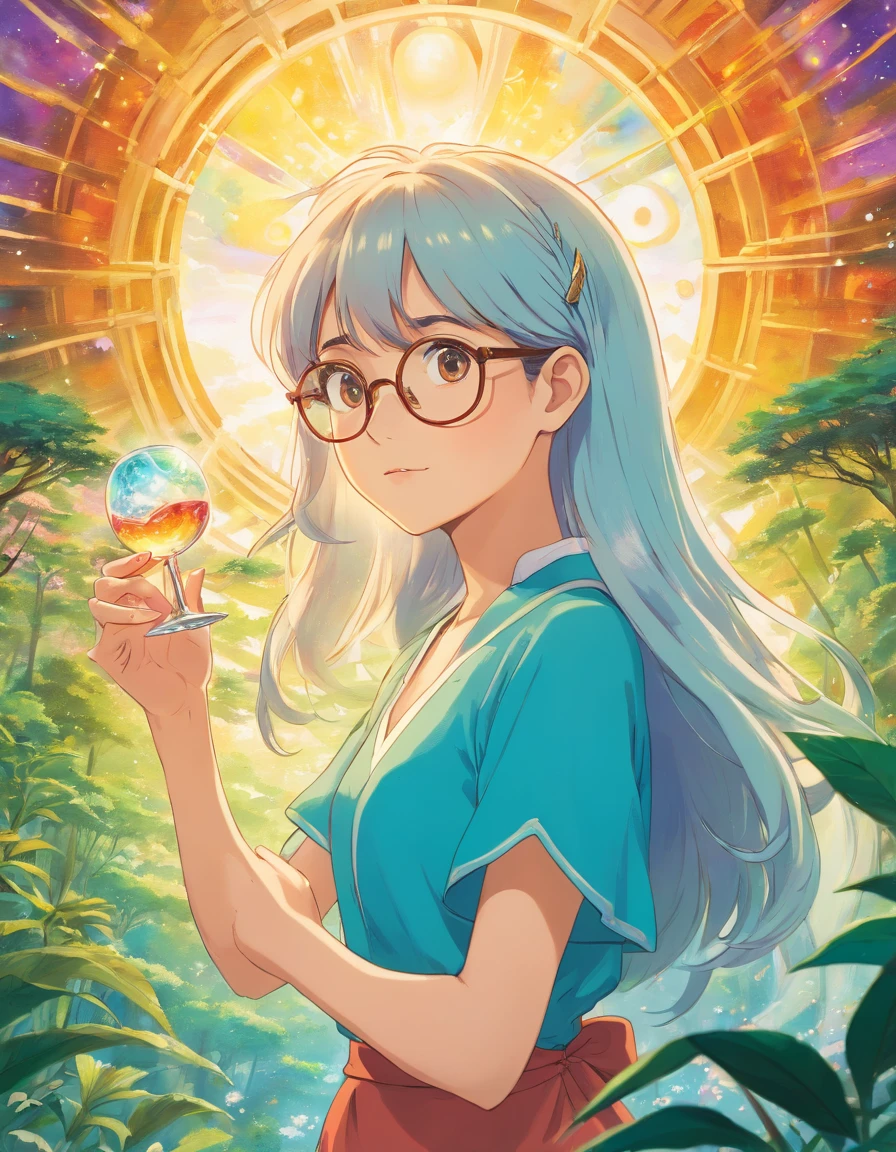 Goddess Absorption　Glasses　woman