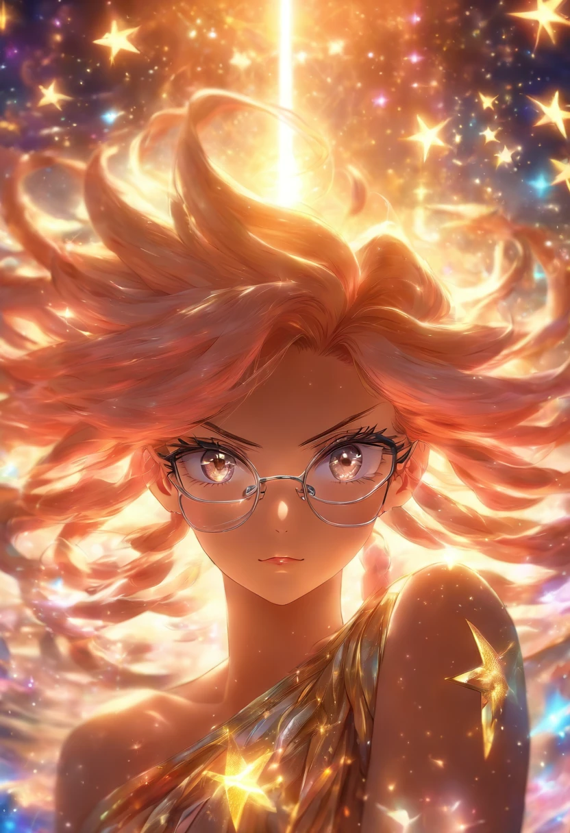 Goddess Absorption　woman　Glasses　star