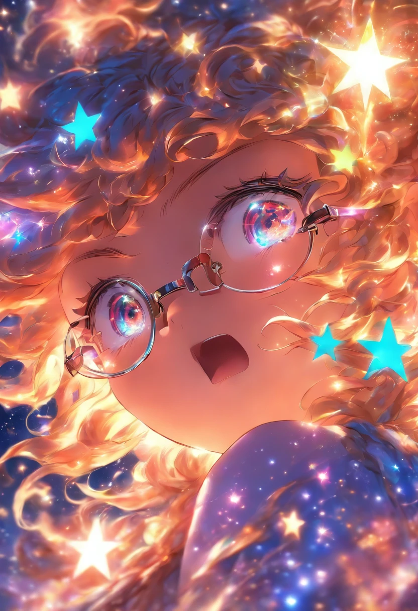 Goddess Absorption　woman　Glasses　star