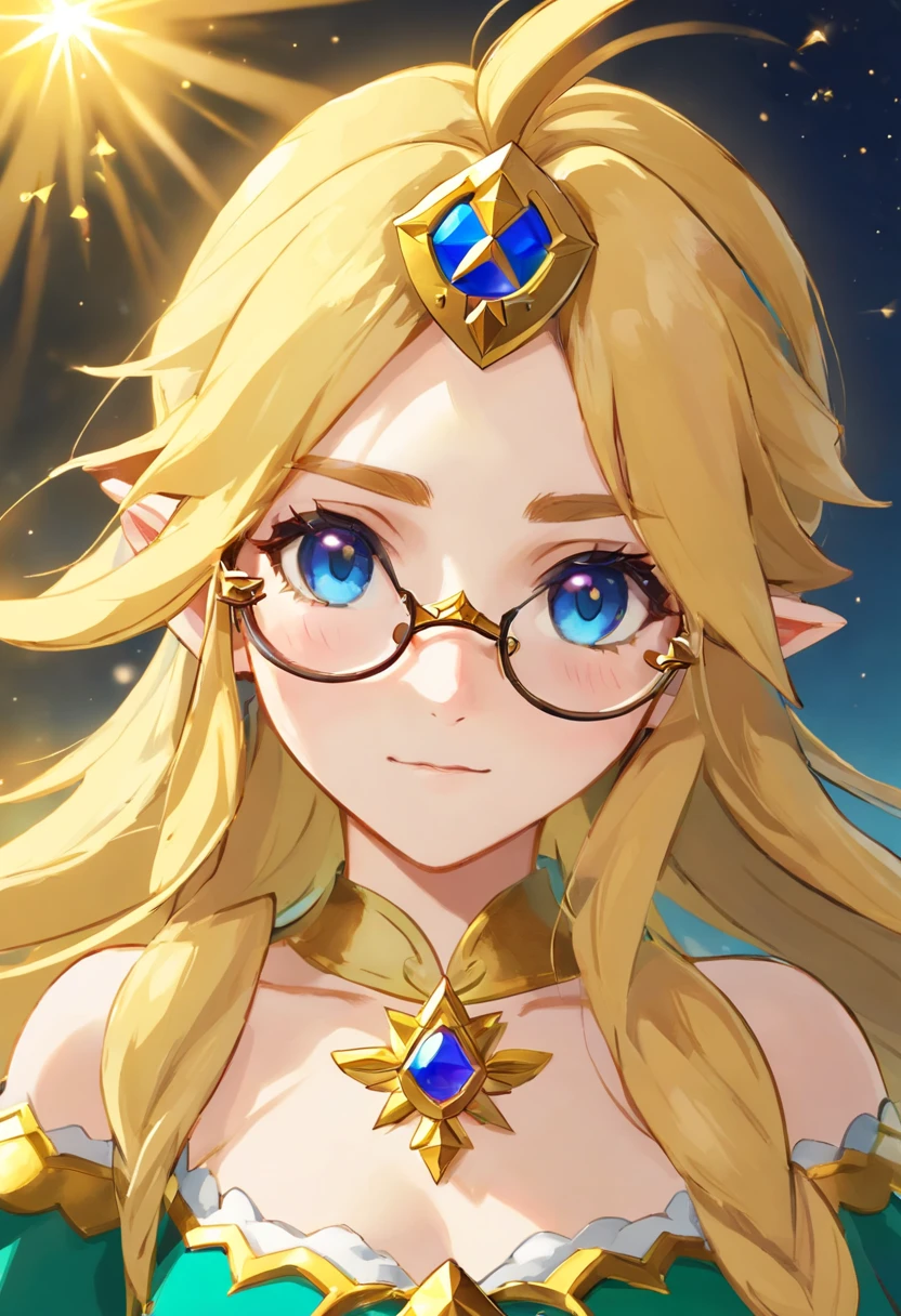 Star Guidance　woman　Glasses　burst