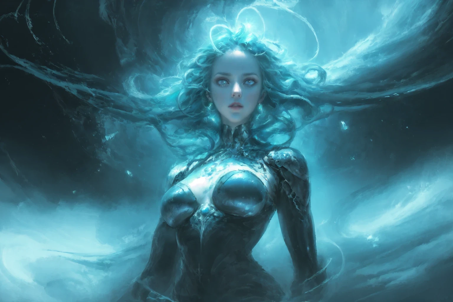 a dramatic sci-fi scene, a massive tear in the fabric of space, glowing energy tendrils emanating from a swirling vortex, dramatic lighting, vibrant neon colors, cinematic composition, hyper-realistic, 8k, photorealistic, highly detailed, intricate details, digital painting, concept art style