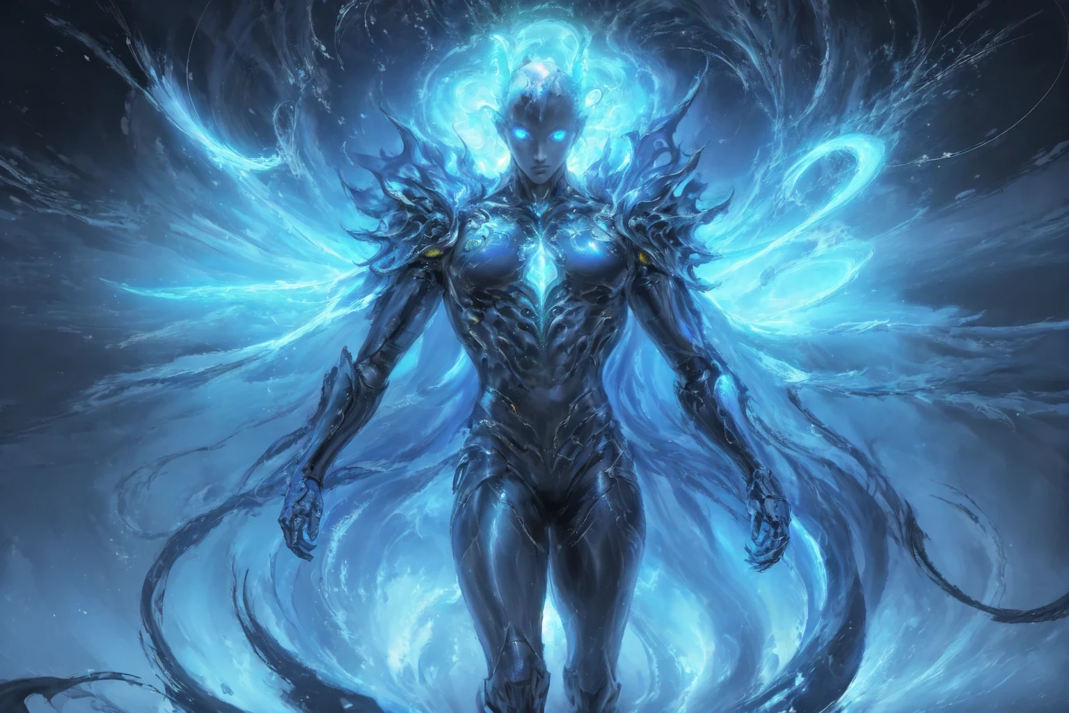 a dramatic sci-fi scene, a massive tear in the fabric of space, glowing energy tendrils emanating from a swirling vortex, dramatic lighting, vibrant neon colors, cinematic composition, hyper-realistic, 8k, photorealistic, highly detailed, intricate details, digital painting, concept art style