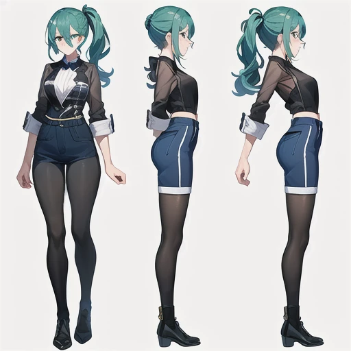 Original character sheet, Pose reference,In one pose. 8k,high quality, High resolution, 4K, hd,(Well designed face), Great face, (Very detailed), Beautiful Eyes, All images must be full body, A total of 3 images are required, Front view, Use manga style, All photos must be of the same girl, All sizes required,Office Lady,suit,8k,high quality, High resolution, 4K, hd,(Well designed face), Great face, (Very detailed), Beautiful Eyes, All images must be full body,,Thick thighs, You must write the whole body, You must write the whole body,