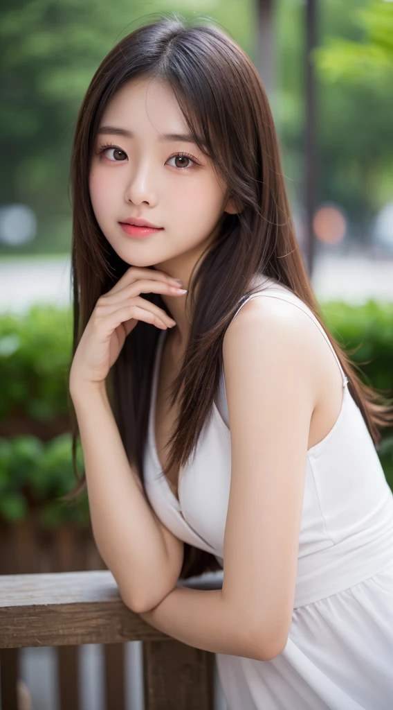(best quality:1.4), (Ultra-high quality), (Super detailedな), 1 beautiful girl,Upper Body:1.6, Super cute, Beautiful face and eyes, (The face is shy), (Don't look here), (White , Light blue pleated mini skirt:1.5), (Beautiful and incredibly big breasts:1.3), (Lower chest:1.3), (slim body:1.1), (Composition seen from the side), (Slender legs), (stand with one'inner thigh:1.2), (Thin waist), Real skin texture, (Bangs), Bright and shiny lips, The beauty goddess arrives, Beautiful background, Golden Ratio, Concept Art, Super detailed, precise, Advanced Details, outdoor, sexy art, Surrounded by beautiful sunsets, Bright Light, Super exquisite illustration details, Highly detailed CG integrated 8k wallpaper, original photo, Professional photos, movie lighting, Boundary depth written, No, (Nipple protrusion will push up), (The shape of the nipple protrusions is uniform:1.3), Jacket,Tops fit snugly ,(Barefoot in high heels:1.1)