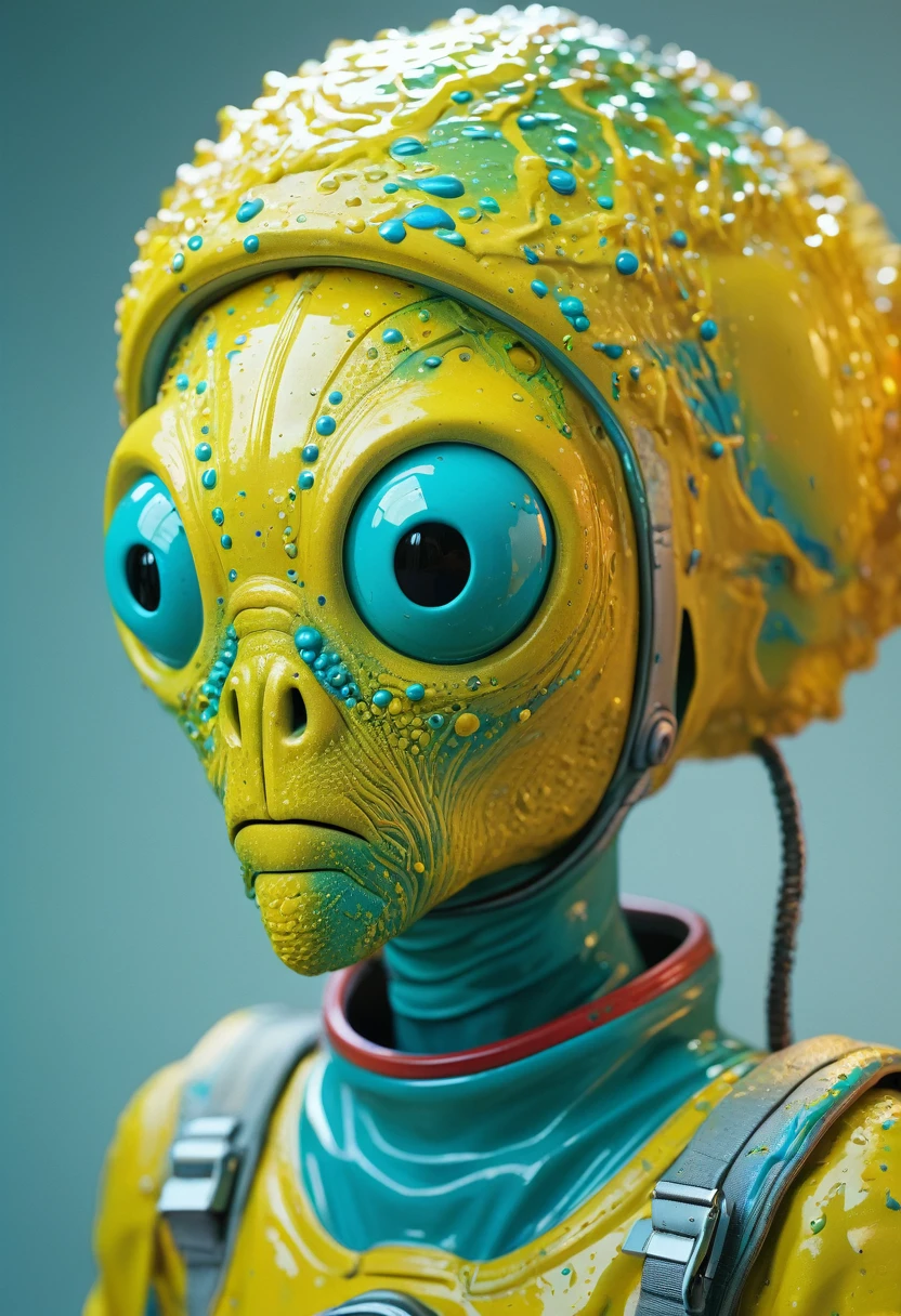 8K, ARTISTIC photogrAphy, best quAlity, mAsterpiece: 1.2), A (potrAit:1.2) Don Bluth Style  ASTRONAUT Cthulhu yellow Toon Doll, full body RAW candid cinema, cyan hair, 16mm, color graded portra 400 film, remarkable color, ultra realistic, sad admosphere, dark lighting, oppressive atmosphere, depressive colors, kodak portra 400, photograph,r, Natural Light,  Pinhead lighgts, blur reflection, Brush Strokes, Smooth, abstract, Splatter, Oil On Canvas, rainbow colors, fractal isometrics details bioluminescens : a stunning realistic photograph of wet bone structure, 3d render, octane render, intricately detailed, titanium decorative headdress, cinematic, trending on artstation | Isometric | Centered