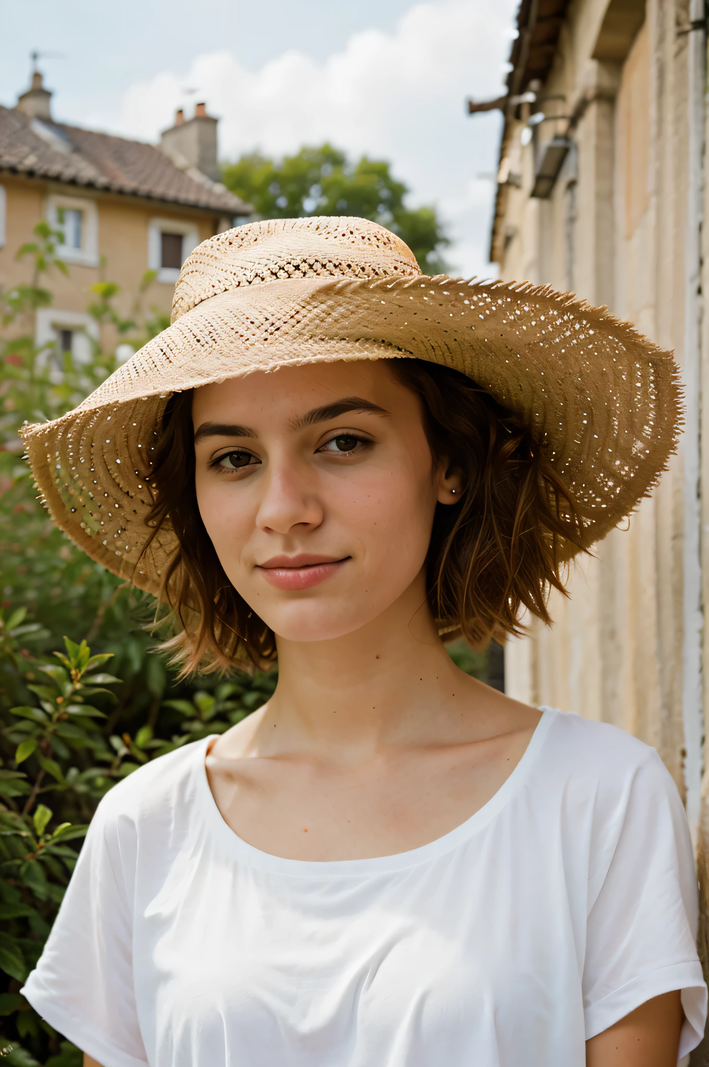 photographie d&#39;une femme brune , (expression faciale heureuse ), Textured skin, chair de poule, cheveux afro blonds, chemise en flanelle à carreaux avec un jean boyfriend vieilli, tir de cow-boy, dark and mysterious cave with unique rock formations and hidden wonders, Des yeux parfaits, (aux chandelles,clair-obscur), Support 160 couleurs, shot on ARRI ALEXA 65, Bokeh, mise au point nette sur le sujet, tourné par Don McCullin