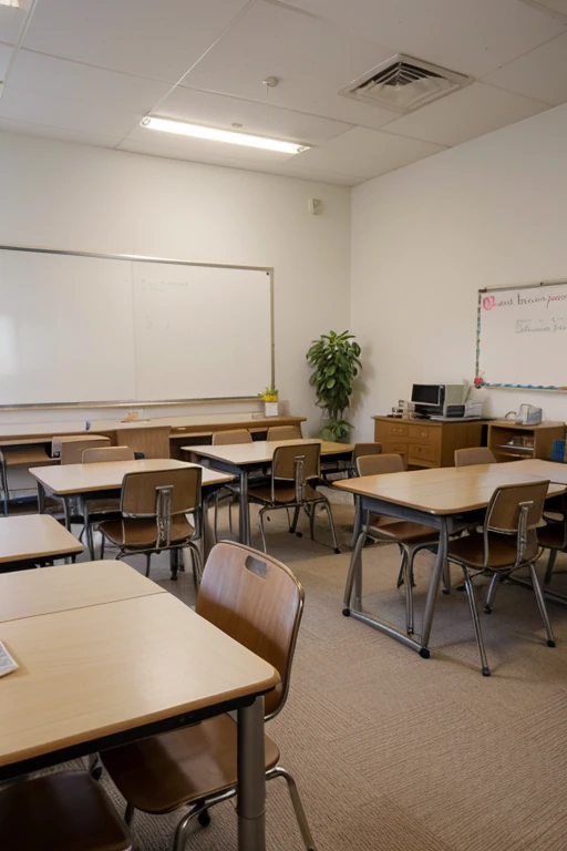 Make a 3d classroom arrangement of
desks, teacher’s table, and other fixtures. More beautiful and cozy 