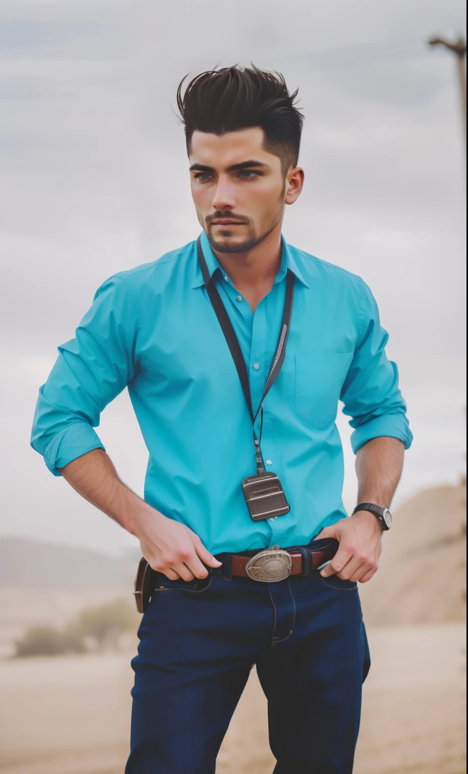 full body shot,(35mmstyle:1.1),analog style,masterpiece,raw,of a (cowboy man:1.10),(detailed eyes:1.10),Exaggeration,Dark Aesthetic,Nostalgiacore,Backlight,light rays magical lighting beams,dust in beam,moody lighting,dark color,Dark Aesthetic,'dark,ominous,haunting,forboding,gloomy,stormy,sinister,shadowy,harrowing',detailed eyes,high detail,realistic,detailed face,insane detail,cinematic shot,cinematic light,strong wind,dynamic pose,RAW,canon r6,wide shot,sharp,dramatic lights,dark,film grain,HDR,realistic skin, pores on skin,depth of field