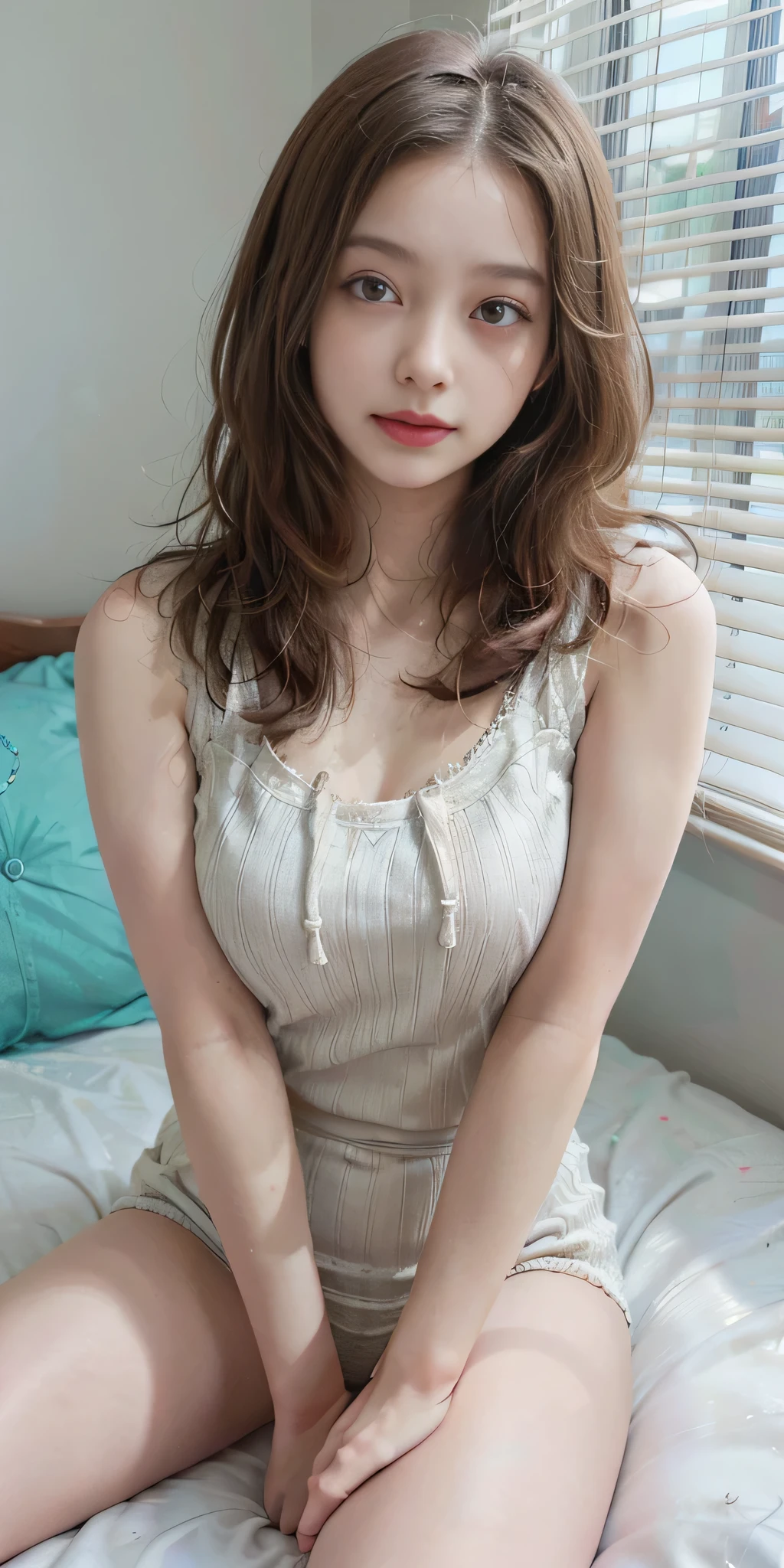 RAW photo, bokeh, (Lifelike face), smiled slightly, Top image quality, High resolution, high contrast, best quality, 8k, HDR, (photorealistic:1.5), young Asia girl, (1girl:1.4), slim figure, perfect face, cool face, (nice leg line:1.3), thin waist, thighhighs, ((Harlem)), (Hoodie), red lip, evil smile, looking at viewer, from below, full body portrait, (The golden ratio figure), realistic, photorealistic, award-winning illustration, (intricate details:1.4), (delicate detailed) (intricate details),(cinematic light, best quality Backlights), clear line, sharp focus, ultra-detailed, highres, extremely detailed, extremely delicate and beautiful, professional lighting, dynamic lighting, light on the face, depthoffield, solofocus, glamorous, charisma.