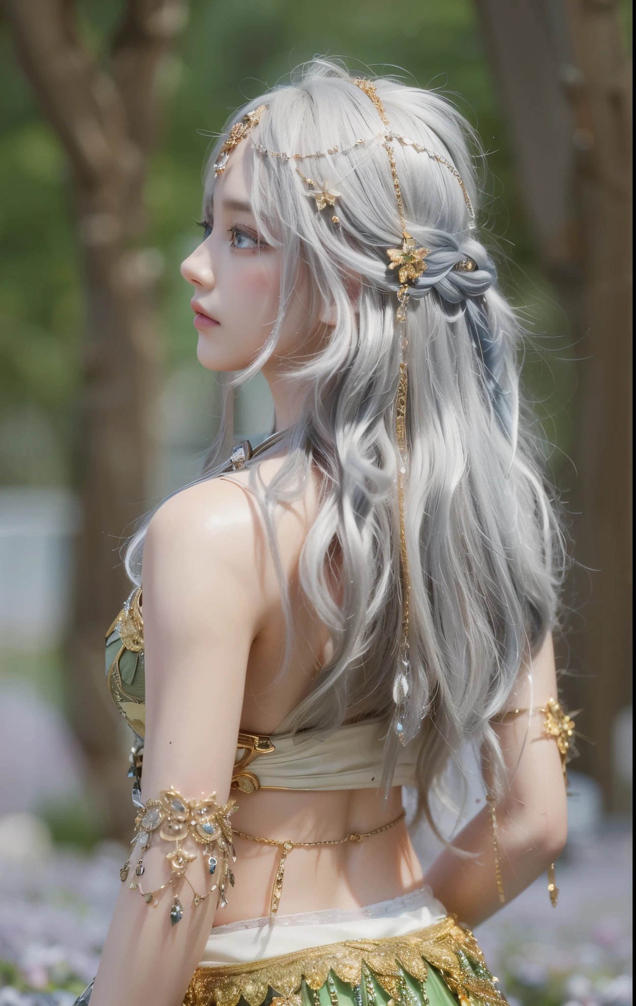 Game Art,Best image quality,Maximum resolution,8k,(A half-length photo),(portrait),(Head close-up),(Rule of Thirds),Unreal Engine 5 rendering works,20 year old girl,((Queen)),The eyes are very detailed,(Large Breasts),Elegant and noble,Light,Light线追踪,Game CG,((3D Unreal Engine)),OC rendering reflection mode,4K,Ultra-clear,Sensual,Translucent lace,Fair and plump figure,Pretty Face,Light泽凝胶涂层,身着华贵礼服的Queen,Crystal Gem Crown,Necklace jewelry,blue eyes,The tattoo is very three-dimensional,Gorgeous and intricate tattoo designs,Ultra-clear portrait,Sexy body,Temple Princess,Sapphire eyes,There are stars in the eyes,Gold armband on arm