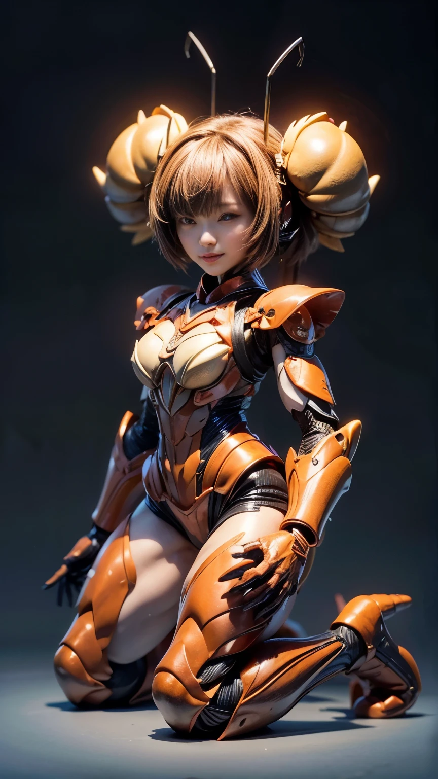 (high resolution,masterpiece,best quality,extremely detailed CG, anime, official art:1.4), realistic, photo, amazing fine details, all intricate, gloss and shiny,awesome many layers, 8k wall paper, 3d, sketch, kawaii, illustration,( solo:1.4), perfect female proportion,villainess, (fusion of octopus and lady:1.4), (octopus form lady:1.2), (octopus lady:1.2), (fusion:1.2), (solo:1.4), (evil smile:1.2), muscular, abs, (octopus exoskeleton bio insect suit:1.4), (octopus red exoskeleton bio insect armor:1.2), (red octopus antennae:1.3),Tentacles