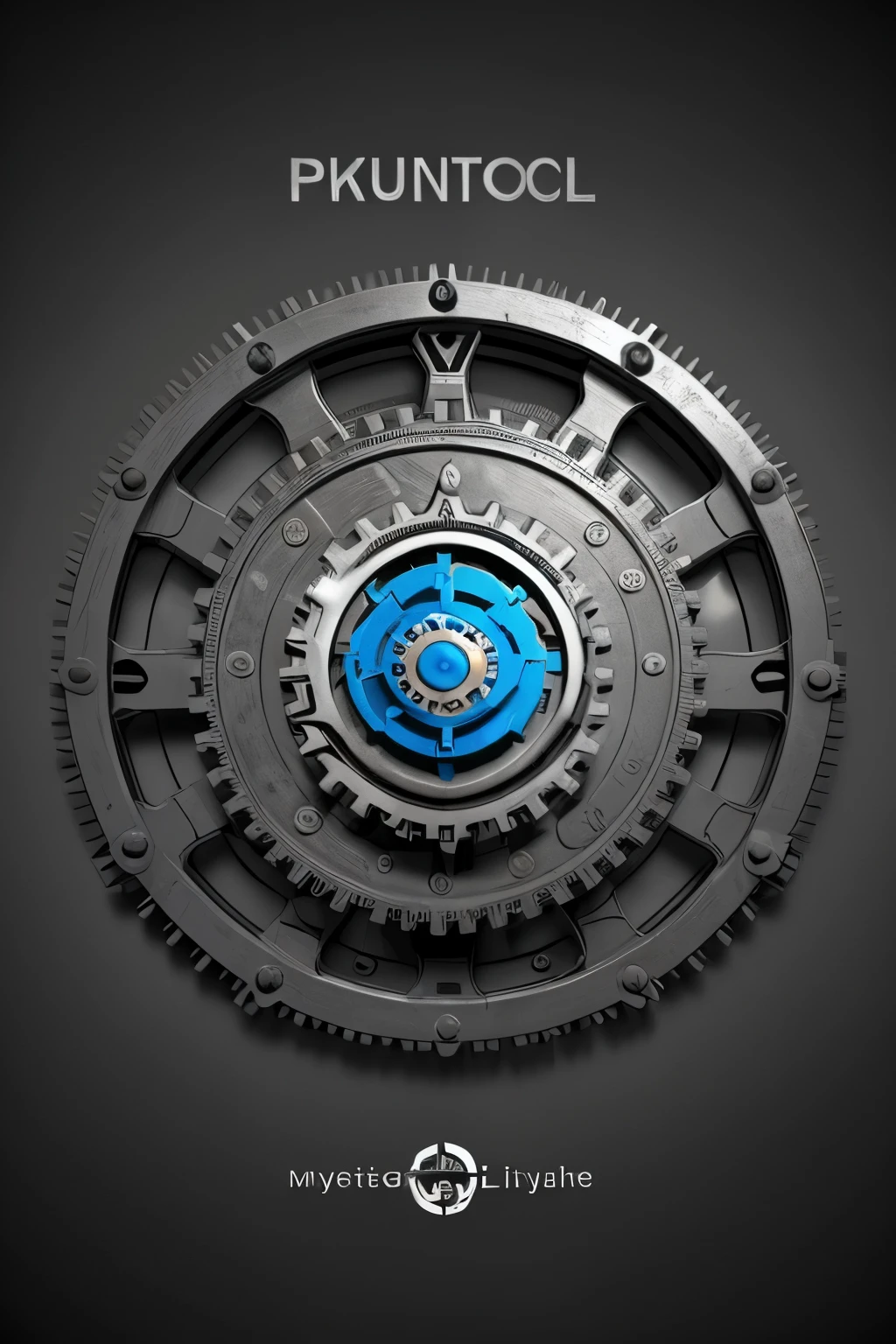 Make a logo with the theme: Psychological gear