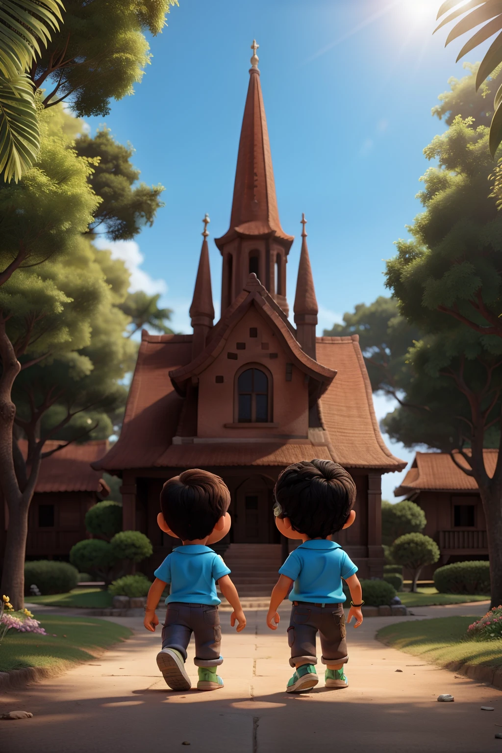 On this peaceful morning, em um bairro cheio de rios de agrado e soleiras, two best friends named Arul and Balganesh started an extraordinary adventure. Eles, dressed in vibrant dresses and stunning footwear, corriam pelo caminho, flooded with sunlight that reflected off the walls and backs of buildings. Seus rins se encaram com um entusiasmo incontido, enquanto os sons afiados dos brincos de Arul sobrepostsse os destonos de content