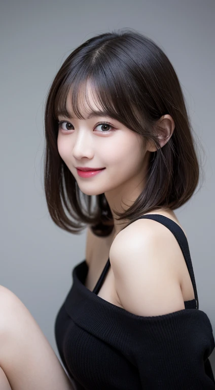 Tabletop, highest quality, shape, Very detailed, finely, High resolution, 8k wallpaper, 完璧なダイナミックな構shape, Beautiful and exquisite,ランダムなcute髪,,Natural color lip, Bold sexy pose,smile、20-year-old girl、cute、Looking into the camera,Always blur the background,Perfect and beautiful face,Slim face and figure,Big eyes、light makeup、,White skin、Small face,Shooting from below、smile,Blurred Background,Elegant feminine face、Cyberpunk Fashion、smile、beauty、Completely naked、White skin、、Completely naked、Leg spread