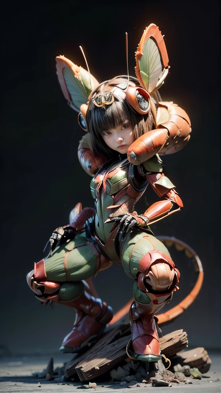 (high resolution,masterpiece,best quality,extremely detailed CG,),(japanese girl face), realistic, photo, amazing fine details, all intricate, gloss and shiny,awesome many layers, 8k wall paper, 3d, kawaii, ( solo:1.4), perfect female proportion,villainess, (fusion of Mantis and lady:1.4), (Mantis form lady:1.2), (Mantis lady:1.2), (fusion:1.2), (solo:1.4), (evil smile:1.2), muscular, abs, (Mantis exoskeleton bio insect suit:1.4), (Mantis red exoskeleton bio insect armor:1.2), (red Mantis antennae:1.3),