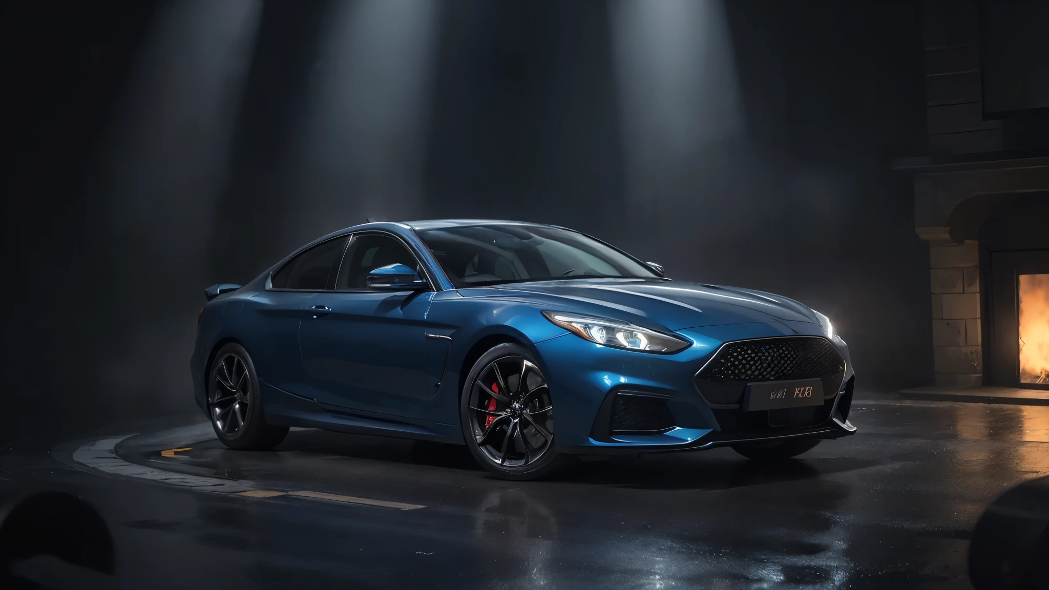 (Hyper-realistic) Kereta, (illustratio) with meticulous attention to detail, (high resolution) capturing every intricate curve and line, (8K) for an immersive viewing experience, (ultra-detailed) with a focus on the sleek and polished body, (Best Illustration) showcasing the smooth and glossy surface, (beautifully detailed eyes) emphasizing the headlights and taillights, (top-quality) with a focus on the textured paint and shiny chrome, (ultra-detailliert) with a detailed depiction of the engine and interior, (masterpiece) that would make a stunning wall