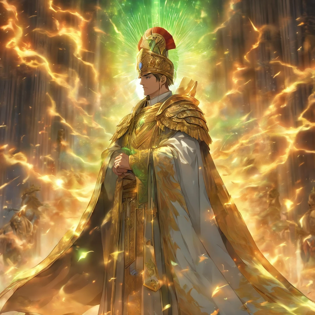 Future Roman Emperor Constantine I、Considered a leader with political astuteness and strategic insight。彼はEconomy and tradeの発展に重点を置き、Will pursue the prosperity of the galactic nation.。Also、彼はReligious Freedomを尊重し、People of different faiths々and will promote inter-ethnic coexistence.。 Constantine I was also a powerful military leader.、未来の彼は国家のSecurity guaranteesに重要な役割を果たすでしょう。He pursued a strategy that combined technological advances with military developments.、We will build modern defense systems to deal with future threats.。 Also、Constantine I recognized the importance of education.、It will focus on disseminating knowledge and promoting culture.。Through his reform of the education system and his encouragement of art and literature,、It will support the education and cultural growth of the people.。 All in all、The future Emperor Constantine I was a strong and ambitious leader.、Economy and trade、Religious Freedom、Security guarantees、We will pursue the development and prosperity of our galactic nation in many areas, including education.。masterpiece。top-quality。Super beautiful。The ultra -The high-definition。detaileds。exquisite。Character Settings。Concept Art。Digital Art。Full body portrait