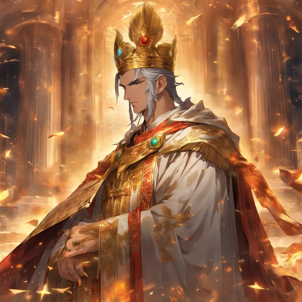 Future Roman Emperor Constantine I、Considered a leader with political astuteness and strategic insight。彼はEconomy and tradeの発展に重点を置き、Will pursue the prosperity of the galactic nation.。Also、彼はReligious Freedomを尊重し、People of different faiths々and will promote inter-ethnic coexistence.。 Constantine I was also a powerful military leader.、未来の彼は国家のSecurity guaranteesに重要な役割を果たすでしょう。He pursued a strategy that combined technological advances with military developments.、We will build modern defense systems to deal with future threats.。 Also、Constantine I recognized the importance of education.、It will focus on disseminating knowledge and promoting culture.。Through his reform of the education system and his encouragement of art and literature,、It will support the education and cultural growth of the people.。 All in all、The future Emperor Constantine I was a strong and ambitious leader.、Economy and trade、Religious Freedom、Security guarantees、We will pursue the development and prosperity of our galactic nation in many areas, including education.。​masterpiece。top-quality。Super beautiful。The ultra -The high-definition。detaileds。exquisite。Character Settings。Concept Art。Digital Art。Full body portrait