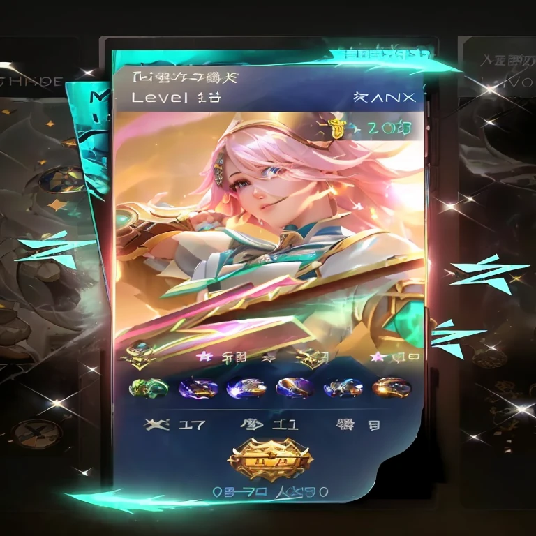 a close up of a cell phone with a picture of a girl, epic battle screen of hero, portrait knights of zodiac girl, beautiful celestial mage, ashe, xianxia hero, riven, crisp clear rpg portrait, heise jinyao, ability image, shadowverse style, kda, inspired by Ju Lian, inspired by Qu Leilei, arcane art style