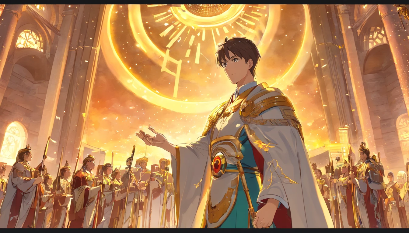 Future Roman Emperor Constantine I、Considered a leader with political astuteness and strategic insight。彼はEconomy and tradeの発展に重点を置き、Will pursue the prosperity of the galactic nation.。Also、彼はReligious Freedomを尊重し、People of different faiths々and will promote inter-ethnic coexistence.。 Constantine I was also a powerful military leader.、未来の彼は国家のSecurity guaranteesに重要な役割を果たすでしょう。He pursued a strategy that combined technological advances with military developments.、We will build modern defense systems to deal with future threats.。 Also、Constantine I recognized the importance of education.、It will focus on disseminating knowledge and promoting culture.。Through his reform of the education system and his encouragement of art and literature,、It will support the education and cultural growth of the people.。 All in all、The future Emperor Constantine I was a strong and ambitious leader.、Economy and trade、Religious Freedom、Security guarantees、We will pursue the development and prosperity of our galactic nation in many areas, including education.。masterpiece。top-quality。Super beautiful。The ultra -The high-definition。detaileds。exquisite。Character Settings。Concept Art。Digital Art。Full body portrait