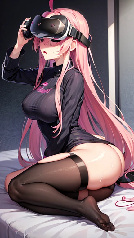 very, very big breasts、Nipples、Sexy Face、Female executive of evil、Evil role、Provocative Clothing、Long gloves、Pink Hair、Erotic older sister、evil、Hypnosis、brainwashing、Erotic、Brainwashing causes purple eyes、Hearts in the eyes、Long Hair、Taunt、Erotic face、Antagonists、lure、Provocative Clothing with a black and pink theme、Purple eyes、R18 prohibited、Mole、breast milk squirting、Spread your legs、white mucus from crotch、Put your fingers between your legs、Combat Uniform、Soaking wet、Sweaty、Ahegao、Spread your legs、inserted in the butt、Having a penis pressed against your ass、To be taken inside、Fingered、((Having her breasts massaged))、Titty fucking position、((I leaked))、Provocative Clothing、((Liquid spray from crotch、Spraying liquid from her ass))、((You are forcibly undressed.))、Embarrassed face、Climax、((Climax Face))、((After the climax))、lotion、Penis vibrator insertion、(((「m cumming」and write in the background)))、Tight underwear、Tight underwear、Creampie、Squirting、((((VR goggles))))、Cover your eyes with goggles