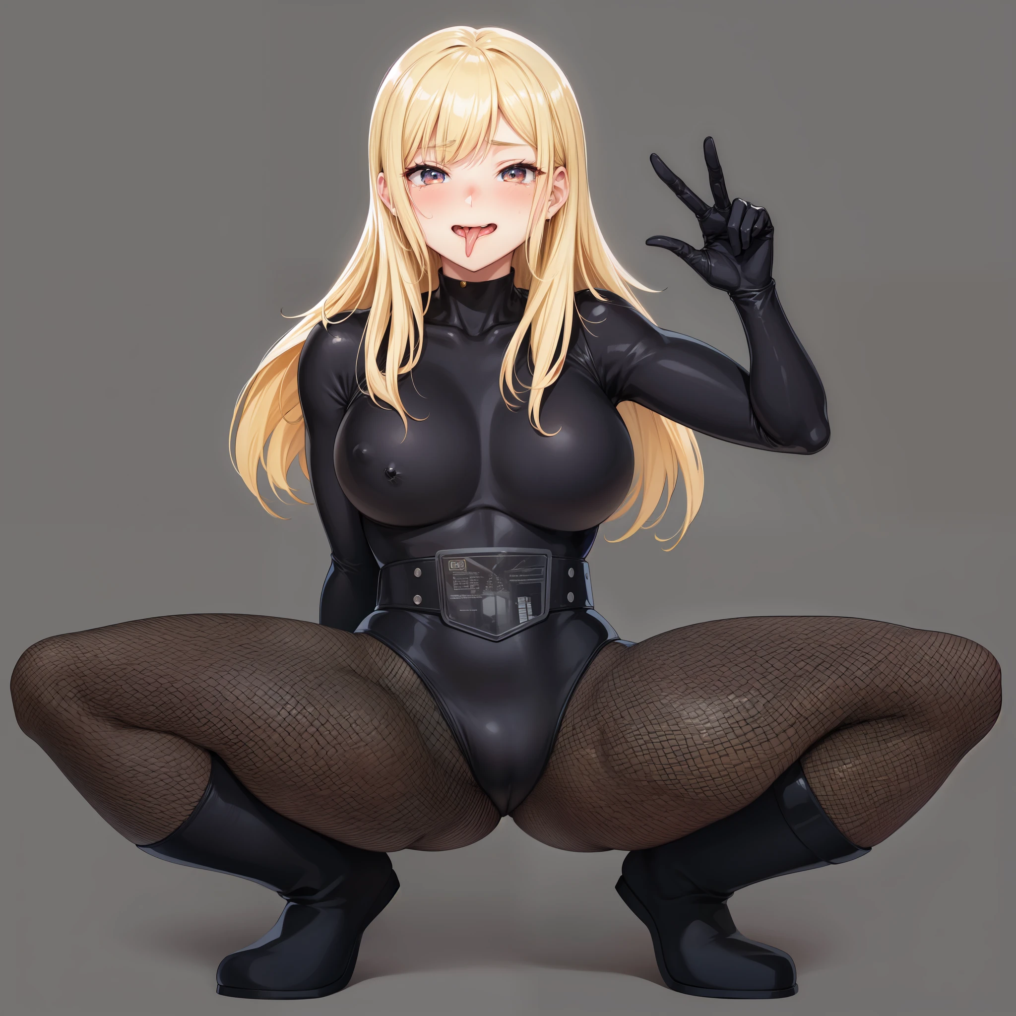 Yellow skinned Japanese girl、Close-up of a girl in a black leotard、Black shiny latex suit, Saiyan Girl, wonderful, Nano Girl, Female body type, Inspired by Hiromu Arakawa, Anime Manga Robot!! Anime Girls, Fubuki, Full Body Suit, by Hiromu Arakawa, , wonderful, silk, Beautiful and attractive anime , Anime Girls of the future, tears,Drooling,Pee,Sweat,Tongue out,incontinence,Peeing,Mouth open and tongue out,Estrus,Eyes wide open,Estrus,Blushing,Nipples are erect,Face is hot,Lust、Mouth wide open and tongue sticking out、incontinenceして股間が濡れています