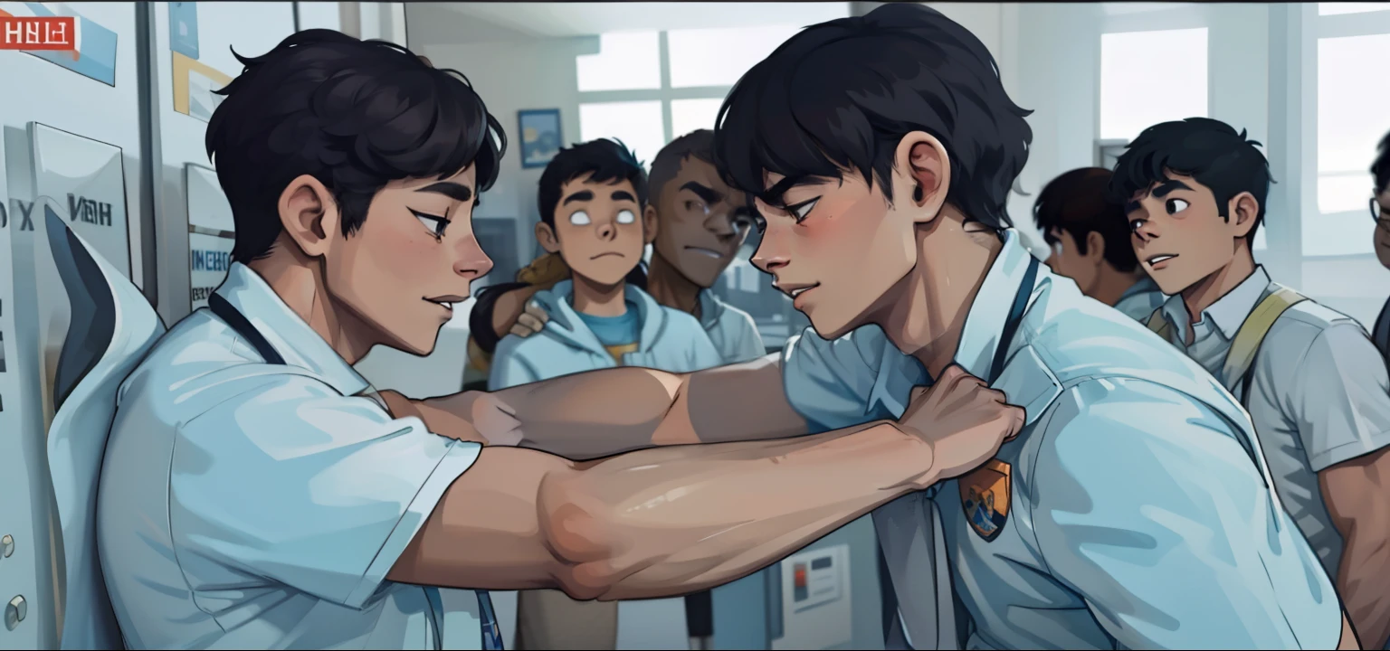  There are two young men of 17 years of school 
