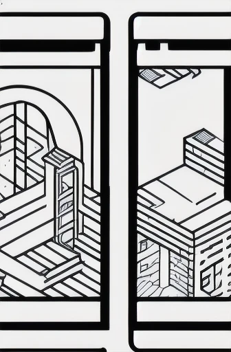 simple、Monochrome、The lines are clear、Fewer lines、flat、straight line、factory、production line