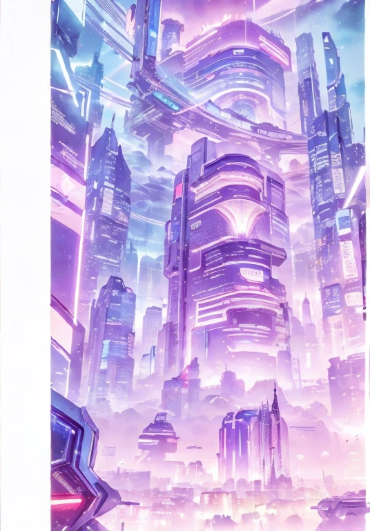 A ultra beautiful modern metropolis , cyberpunk, vinrant colors, techno fantasy architecture, night sky with stars 4k, uhd, photorealistic:1.4, masterpiece 