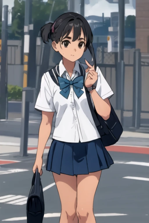 1girl, Subtle details, mini skirt, School,