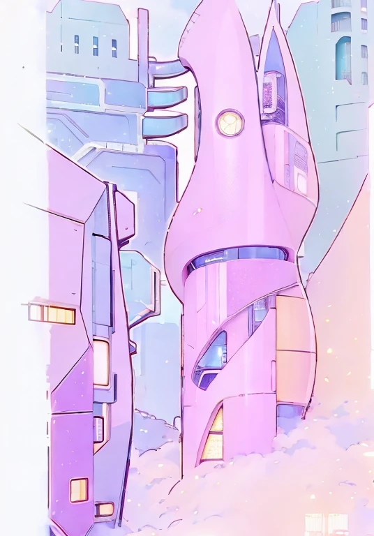 A ultra beautiful modern metropolis , cyberpunk, vinrant colors, techno fantasy architecture, night sky with stars 4k, uhd, photorealistic:1.4, masterpiece 
