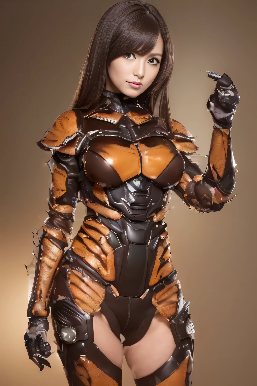 (high resolution,masterpiece,best quality,extremely detailed CG, anime, official art:1.4), realistic, photo, amazing fine details, all intricate, gloss and shiny,awesome many layers, 8k wall paper, 3d, sketch, kawaii, illustration,( solo:1.4), perfect female proportion,villainess, (fusion of dark brown cockroach and lady:1.4), (brown cockroach form lady:1.2), (brown cockroach lady:1.2), (fusion:1.2), (solo:1.4), (evil smile:1.2), muscular, abs, (cockroach brown exoskeleton bio insect suit:1.4), (cockroach brown exoskeleton bio insect armor:1.2), (brown transparency cockroach wing:1.4), (brown cockroach antennae:1.3),