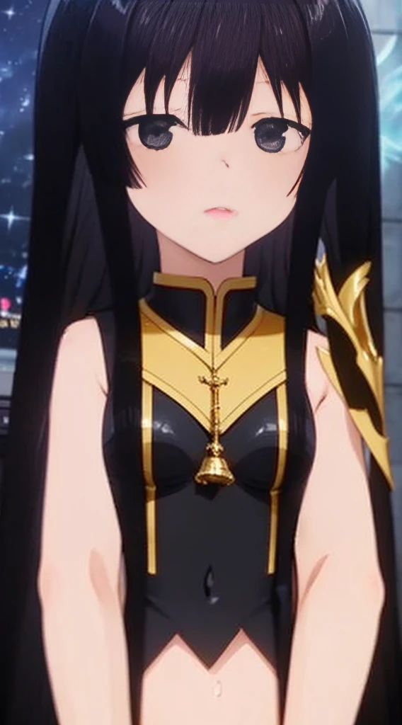 Ultra-high saturation，（tmasterpiece）， fully body photo，（best qualtiy）， （1girll）， starryskybackground，Wearing shiny gold armor， cool-pose， Saint Seiya Armor， messy hair，high detal, Anime style, Cinematic lighting, Sparkle, god light, Ray traching, filmgrain, hyper HD, textureskin, super detailing, Anatomical correct, A high resolution，Ultra-high saturation，hight contrast，High-gloss armor，Smooth skin，Serious expressions,Dark room,