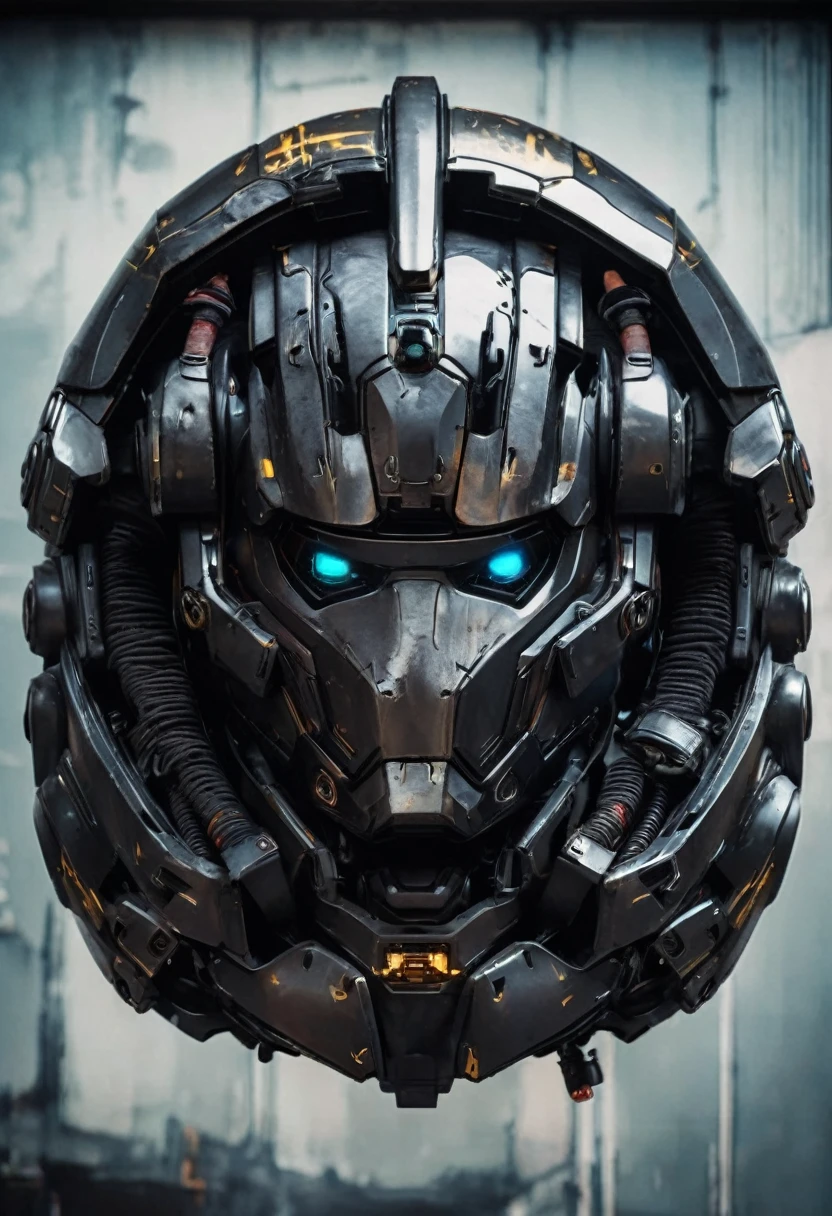 impactful paint of a close up of a robot in a building with a helmet on, cyberpunk flame suit, cyberpunk armor, cyberpunk suit, sci - fi suit, intricate cyberpunk armor, cybernetic fire armor, apex legends armor, cyber suit, cybernetic flame armor, clothed in sci-fi military armor, warrior in sci-fi armour, sci - fi armor