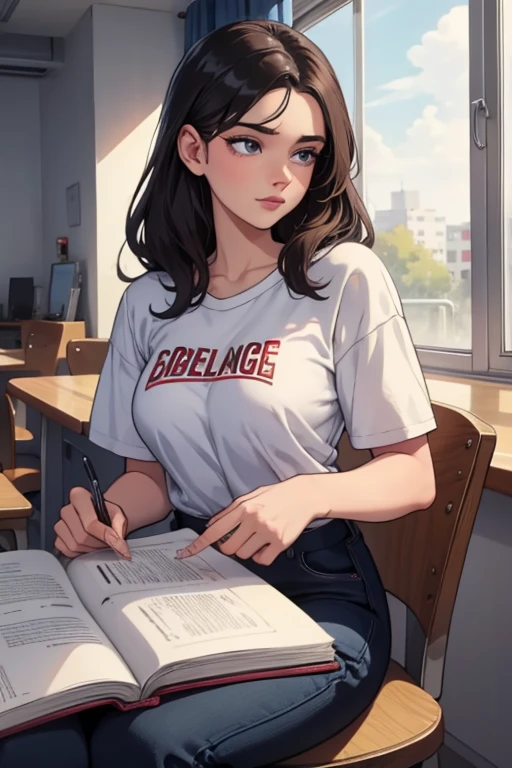 21-year-old babe, studying in college