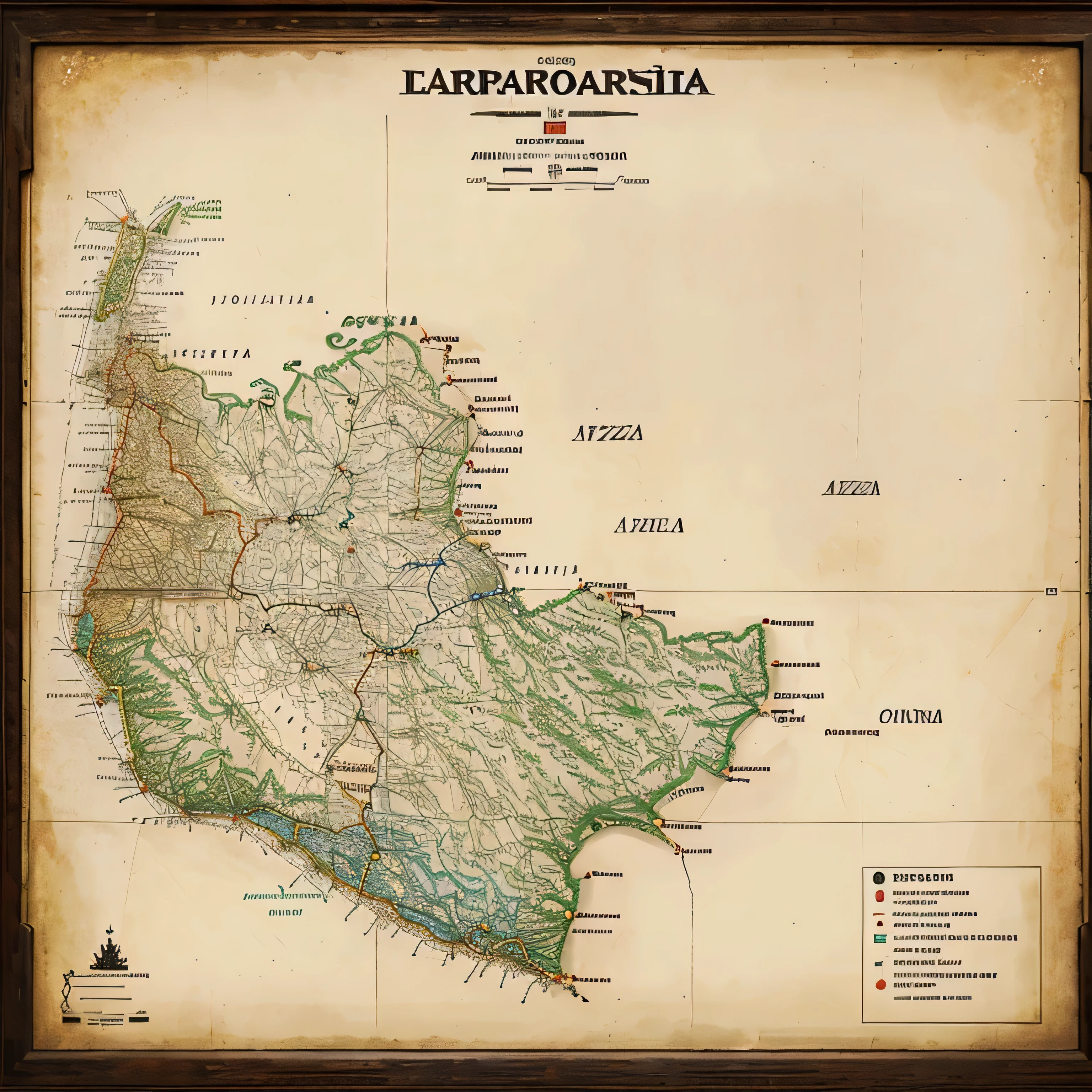 Mapa de guerra territorial avances de las tropas alemanas en el oeste de los Estados Unidos nazis 