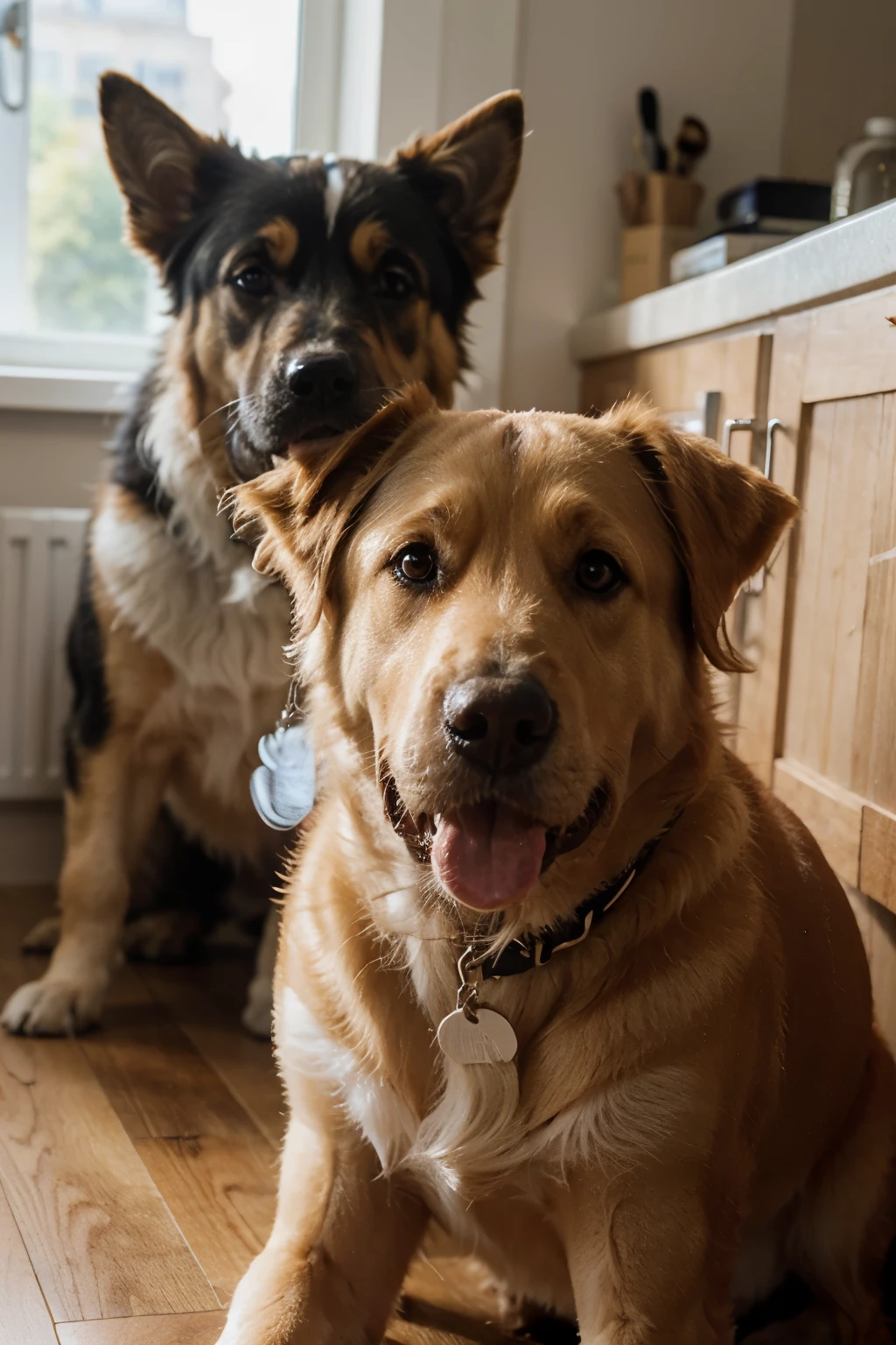 German shepherd and golden retriever cross