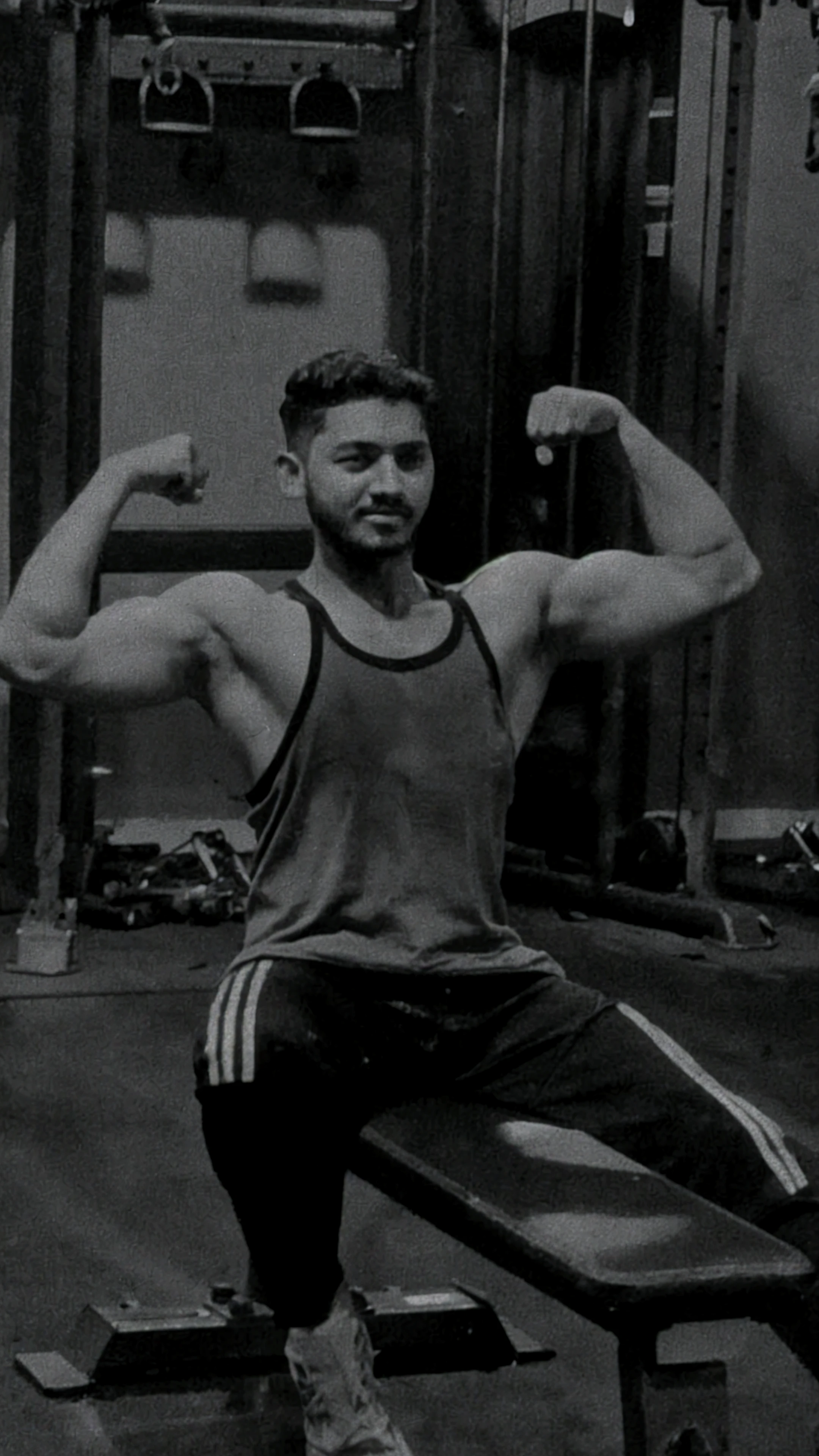 Create a Body builder boy picture