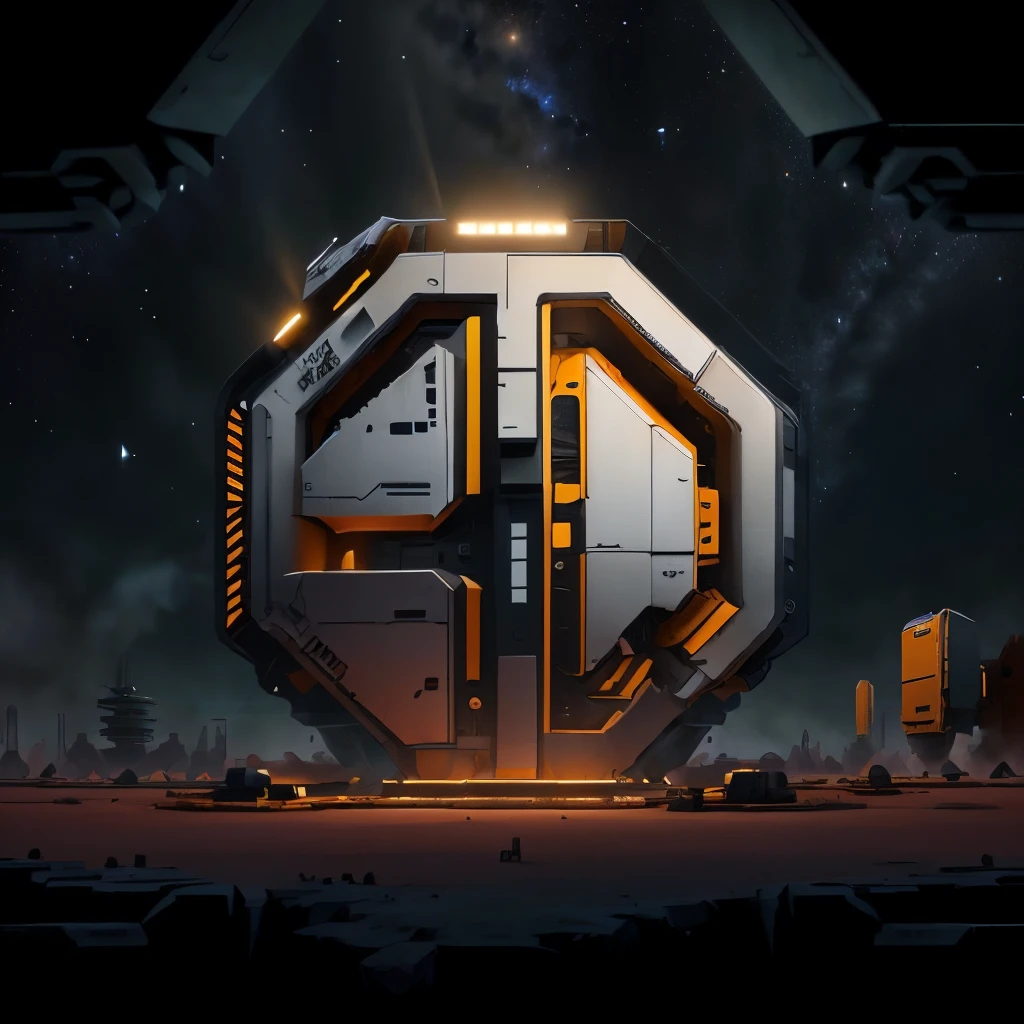 Martian buildings under construction,Rich in technology,Rich in technology