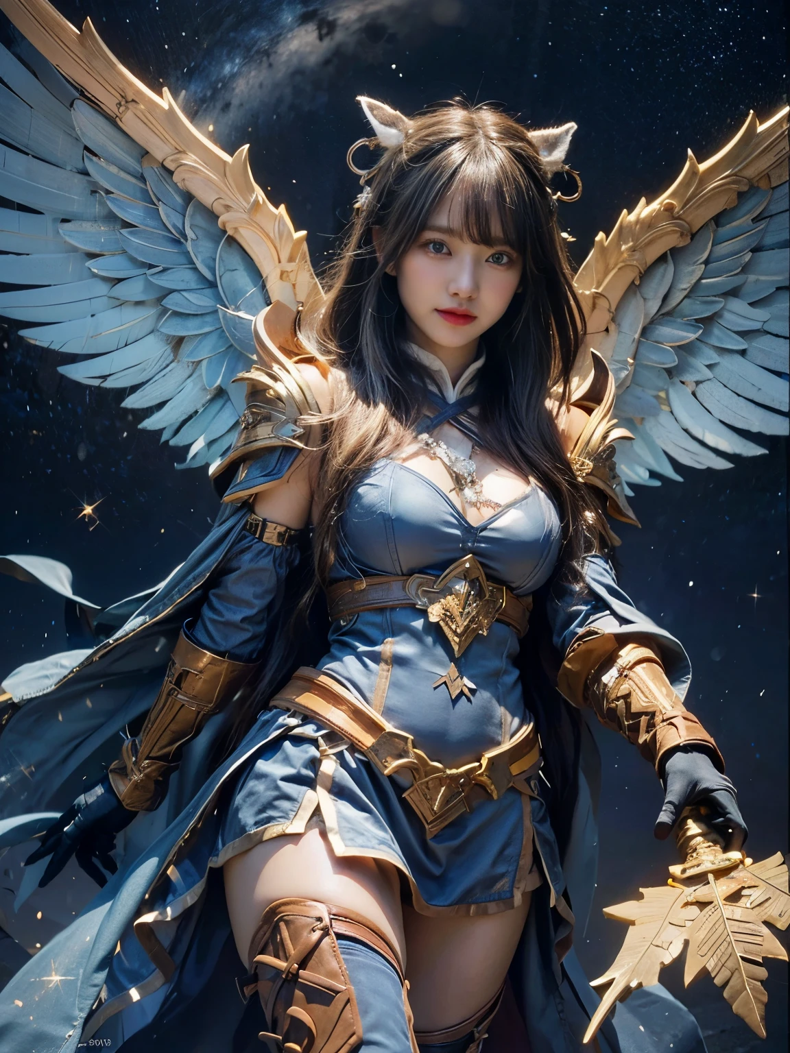 Only one woman with long straight light blonde hair. Bright and expressive blue eyes. She opted for black leggings, a hoodie and a scarf. She was wearing hiking boots, big hip, long legs. Busty. Beautiful woman. Voluptuous girl, ultimately realistic textures, ultimately intricate details, (photorealistic:1.37)