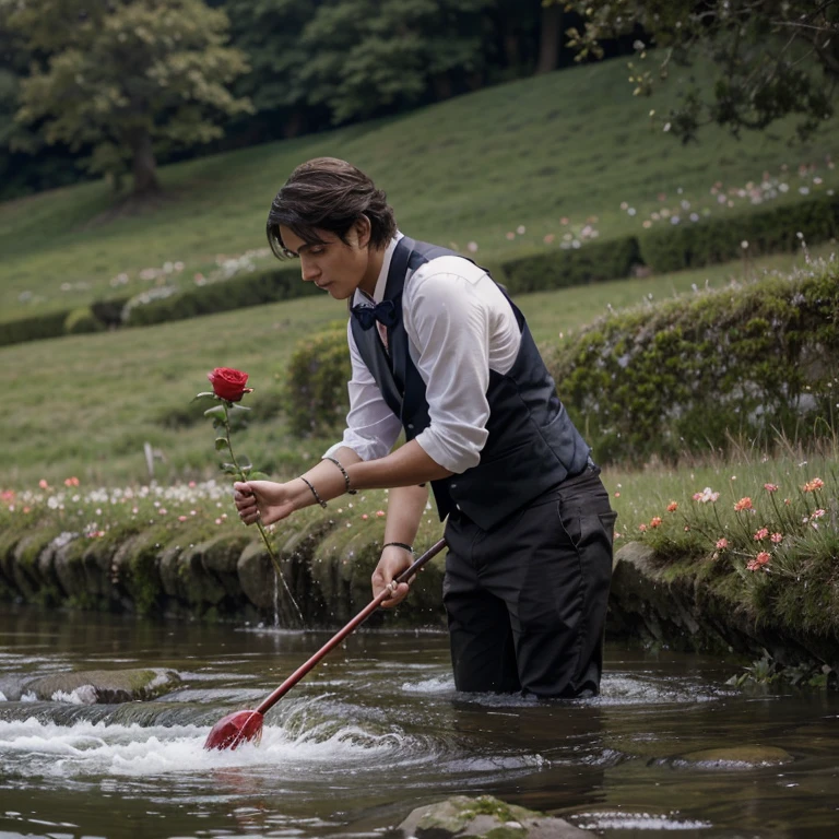 En verdad, “You are ungrateful” –said the student furiously..
And he threw the rose into the stream, y un pesado carromato la deshizo.
––“