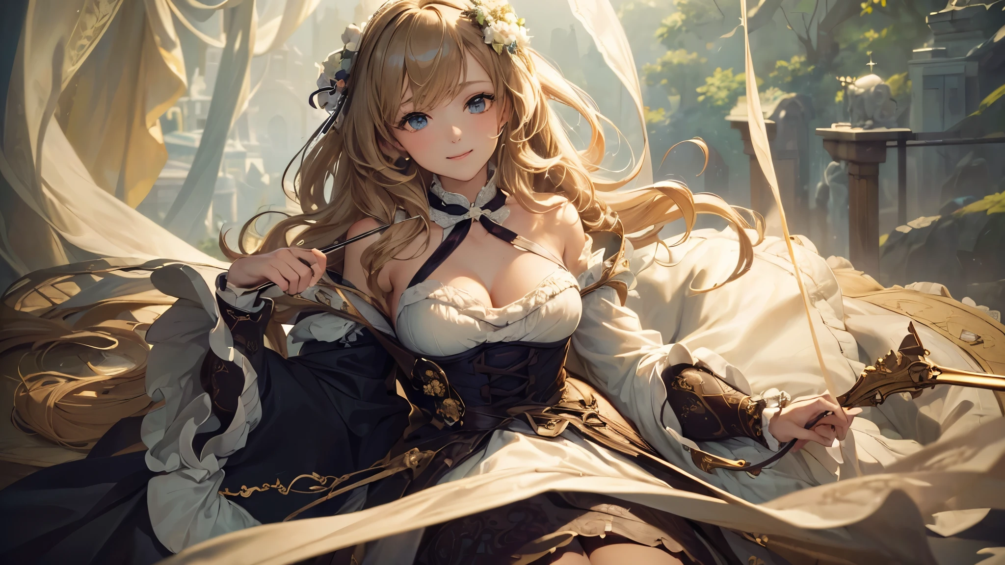 (Masterpiece: 1.4), (Best Quality: 1.4), (High Resolution: 1.4),
Giselle, gracefully posed, holding a cable bow with a gentle smile.
(Masterpiece: 1.4), (Best Quality: 1.4), (High Resolution: 1.4) - Masterpiece of Giselle, with a beautiful, intricately detailed smile, holding a high-quality, high-resolution cable bow.