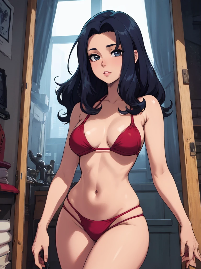 .Ilustra??o estilo desenho animado, estilo de arte dos desenhos animados, estilo de arte dos desenhos animados, Estilo de illustration digital, estilo atompunk projeto de pessoaagens altamente detalhado, arte digital detalhada coragem, anime style woman in bikini posing in the dark, Garota sedutora de anime, , realistic bikini, linda mulher de anime sedutora, linda sedutora anime adolescente, illustration de corpo inteiro de anime, garota de anime atraente, opal proportions, arte cg de anime suave, corpo perfeito sombreado realista, retrato de corpo inteiro de um curta!, Linda garota de anime, deusa dos animesPersonagem Christina Ricci cabelo preto estilo Morticia AddamsImagem de desenho animado de uma mulher .illustration