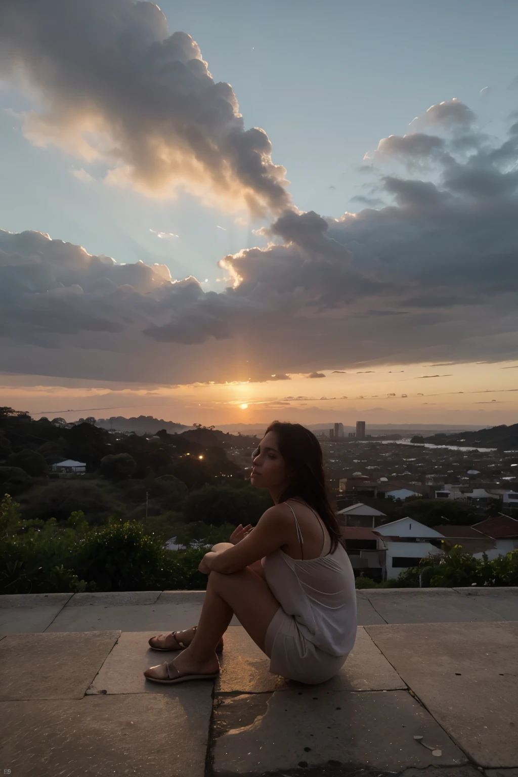 Imagem de por do sol