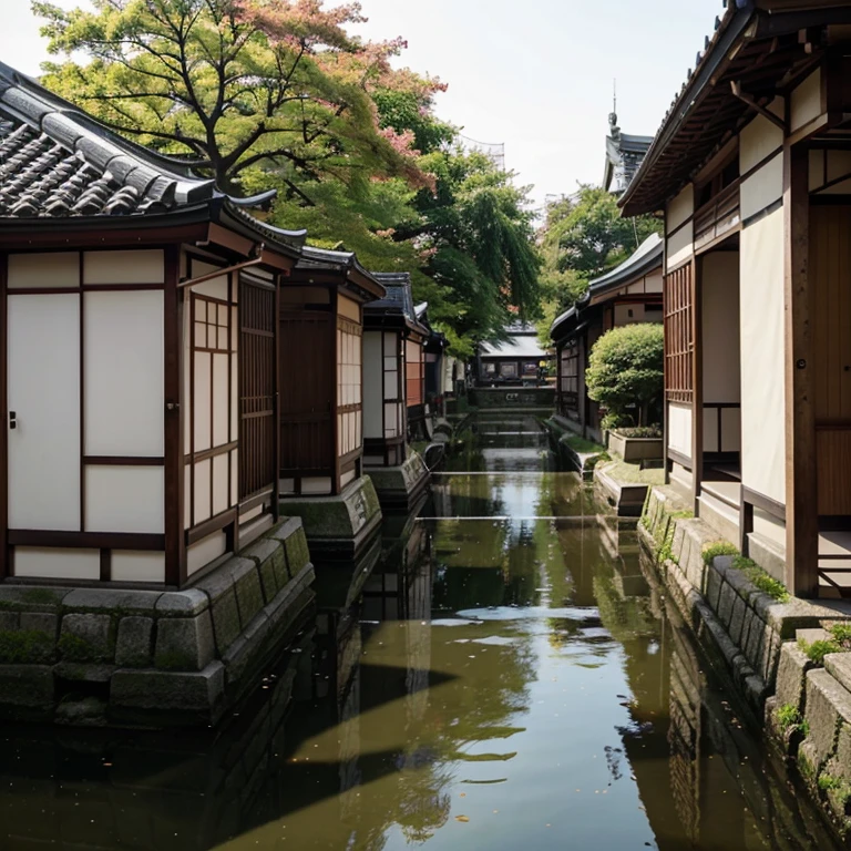 Alte japanische Stadt